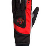 Cross Country Training Gloves - Women, Black/Red/White