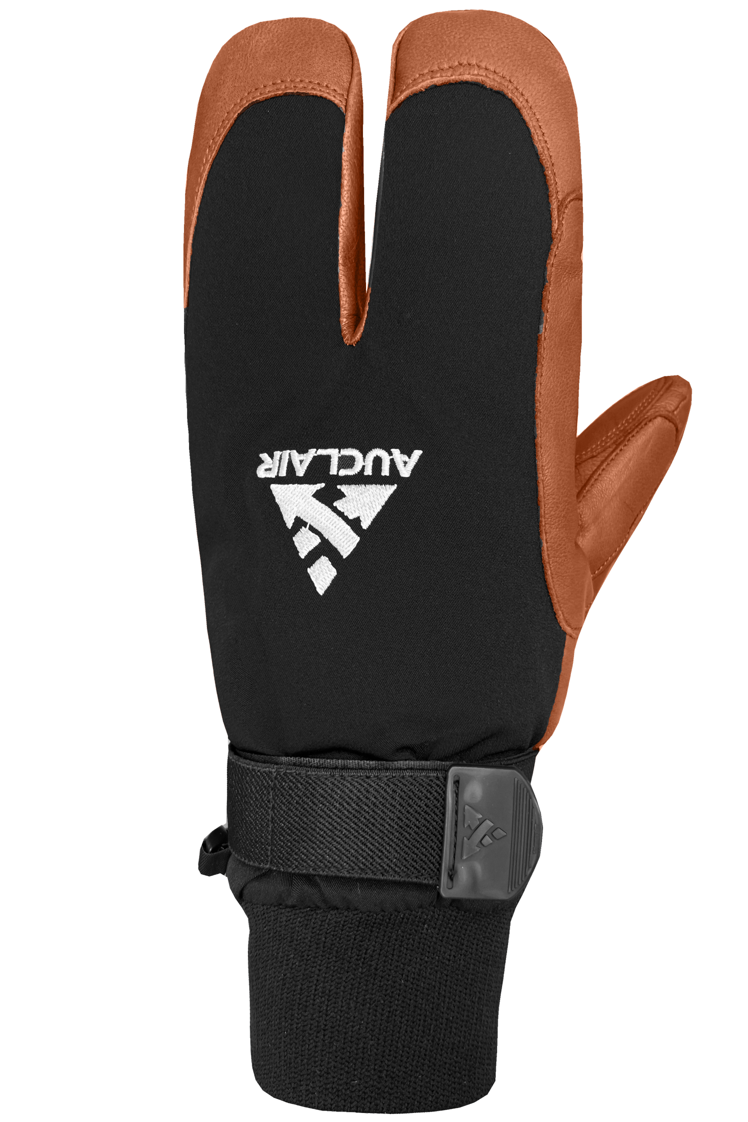 WWPB Gigatex 2-Finger Mitts - Men, Black/Cognac